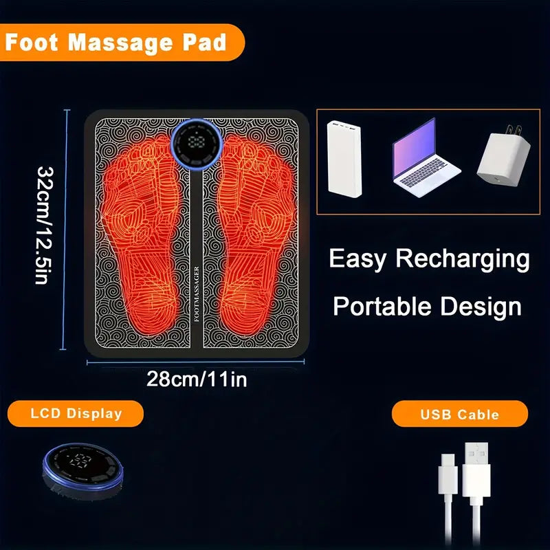 _Gift_EMS Foot Massager TENS for Muscle Relaxation